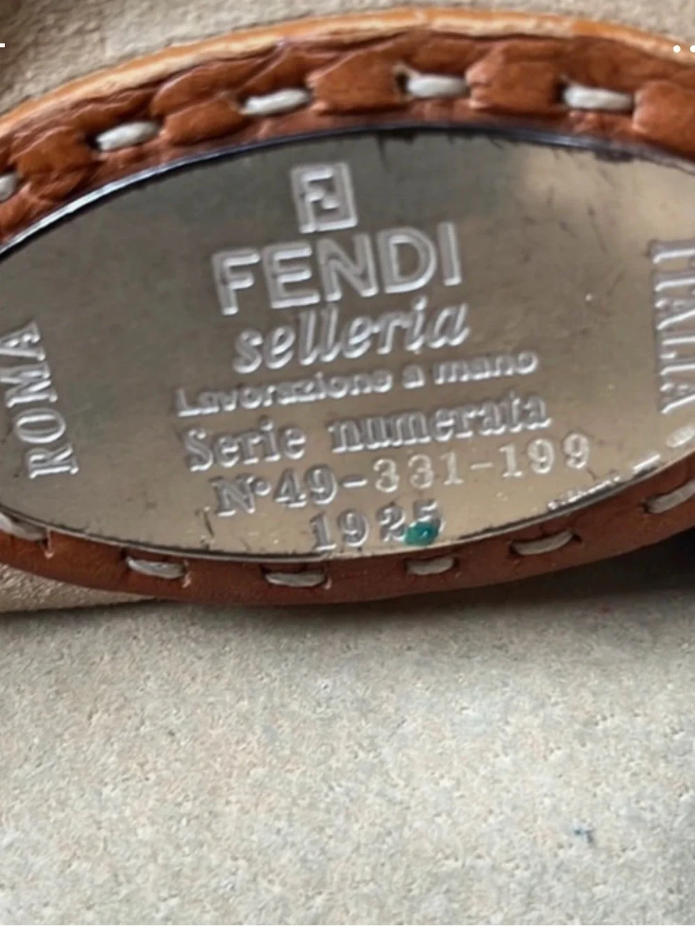 Pre-Owned Authentic Fendi Sellerri Hobo